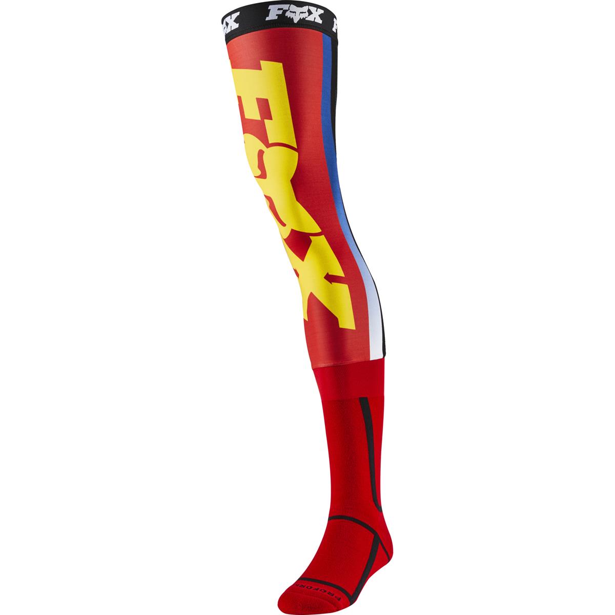 Fox Socks Knee Brace Linc - Red/Yellow