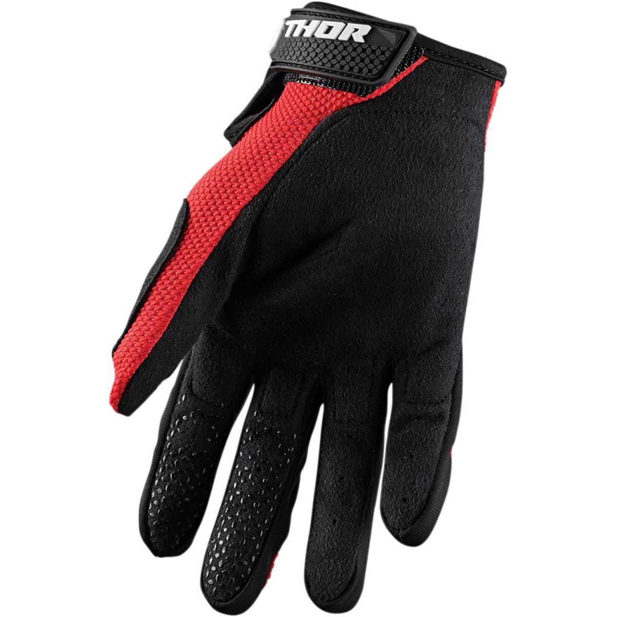 Thor Motocross Enduro MX Offroad Race Gloves Sector Red Black Adults 