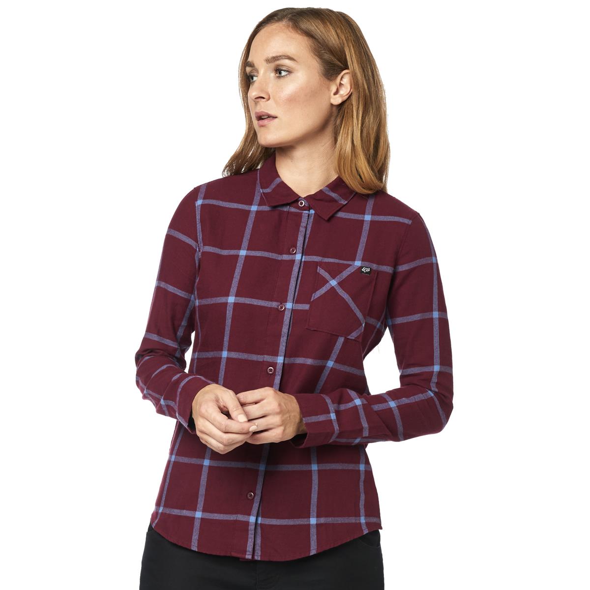 Fox Girls Blouse Roost Flannel Cranberry