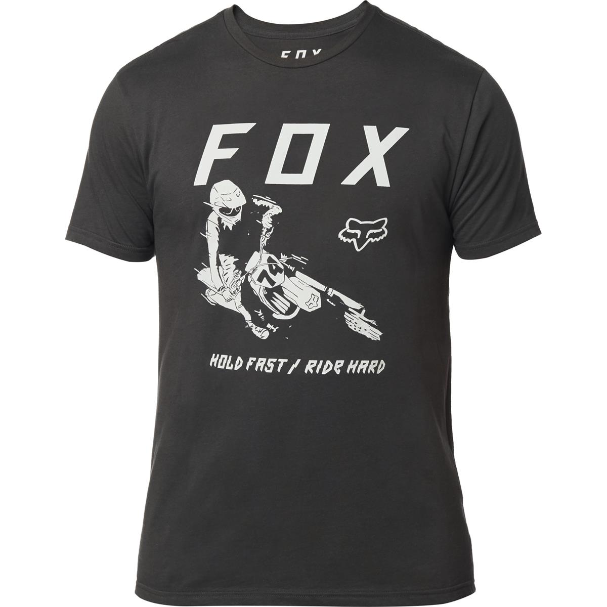 Fox T-Shirt Hold Fast Premium Black Vintage