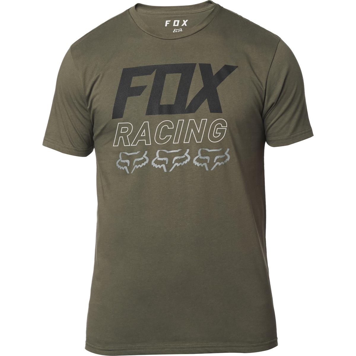 Fox T-Shirt Overdrive Premium Olivgrün