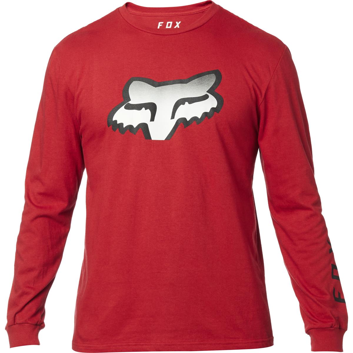 Fox T-Shirt Manches Longues Beat It Cardinal