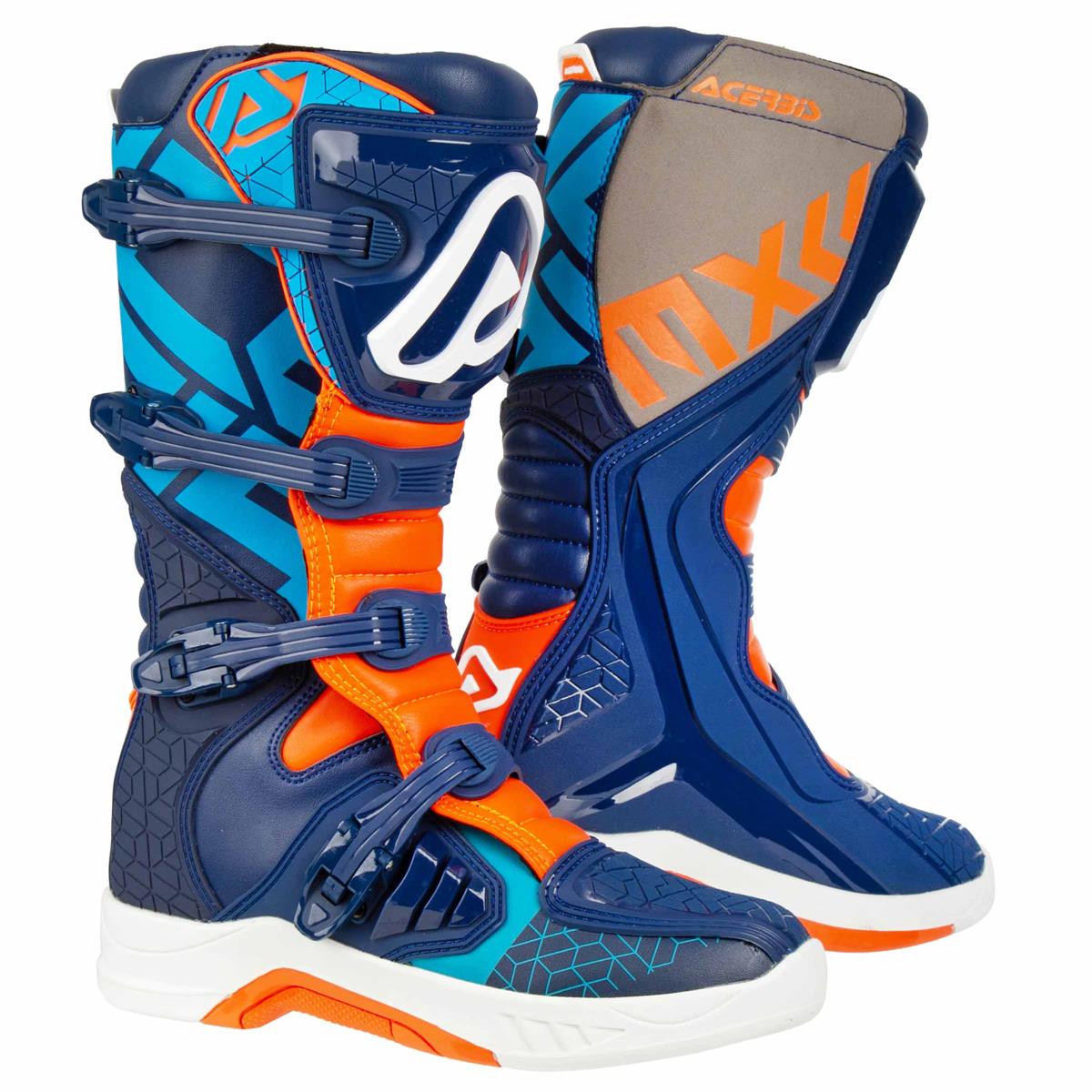 Acerbis MX Boots X-Team Blue/Orange