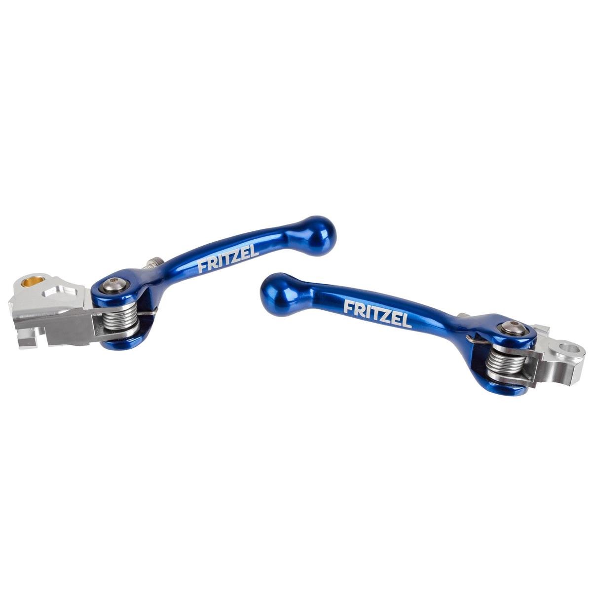 FRITZEL Brems-/Kupplungshebel-Set Renngespann Yamaha YZF 250/450 09-18, Aluminium, einstellbar, Blau