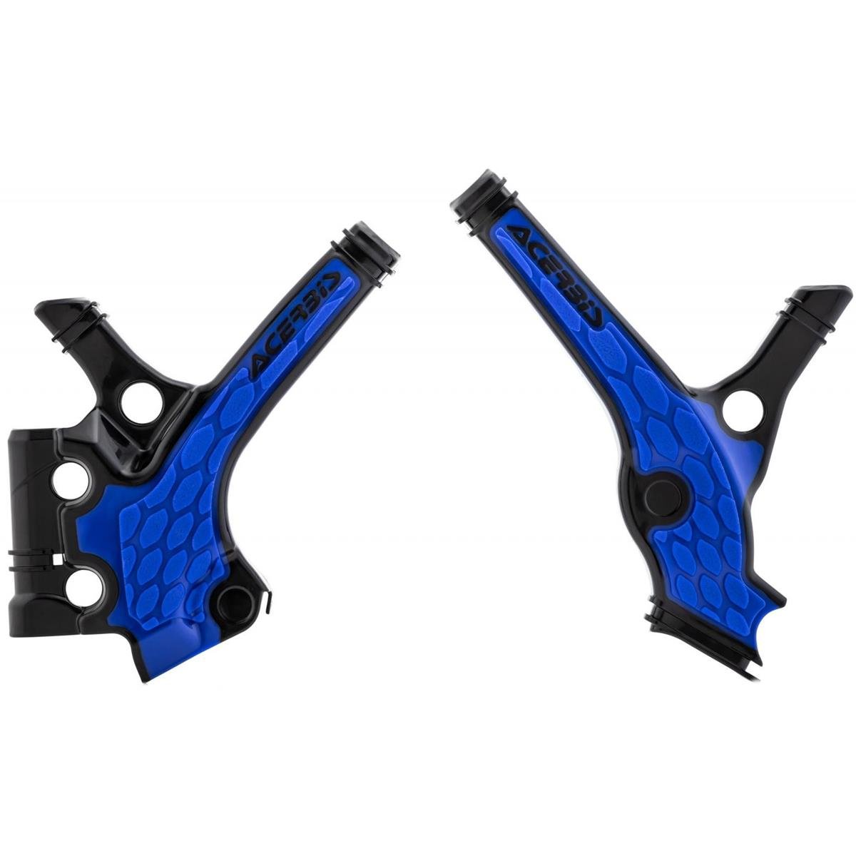 Acerbis Protections de Cadre Anti-Dérapante X-Grip Yamaha YZ 85 19-, Noir/Bleu
