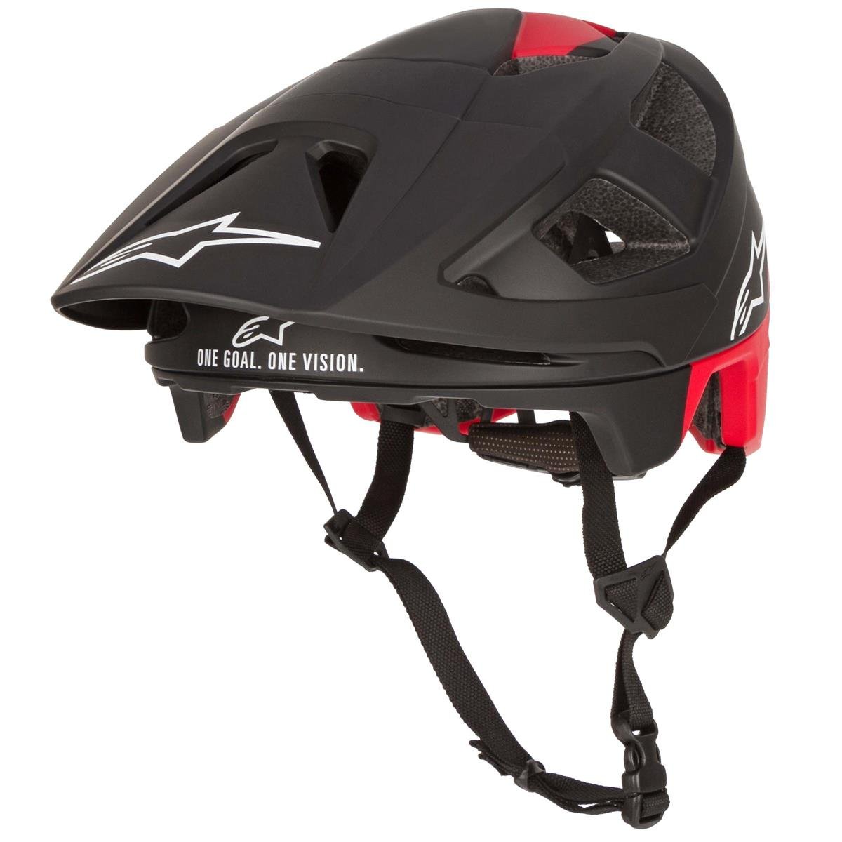 Alpinestars Enduro MTB-Helm Vector Pro Atom Black/Red Matt