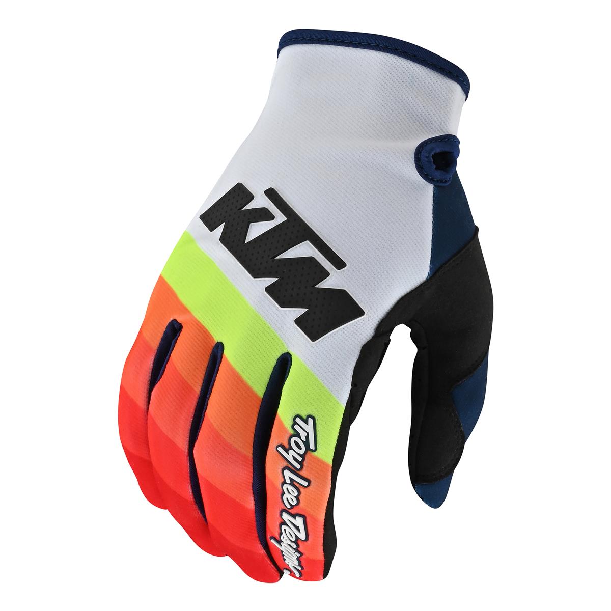 Troy Lee Designs Gloves SE Pro KTM - Mirage White/Red