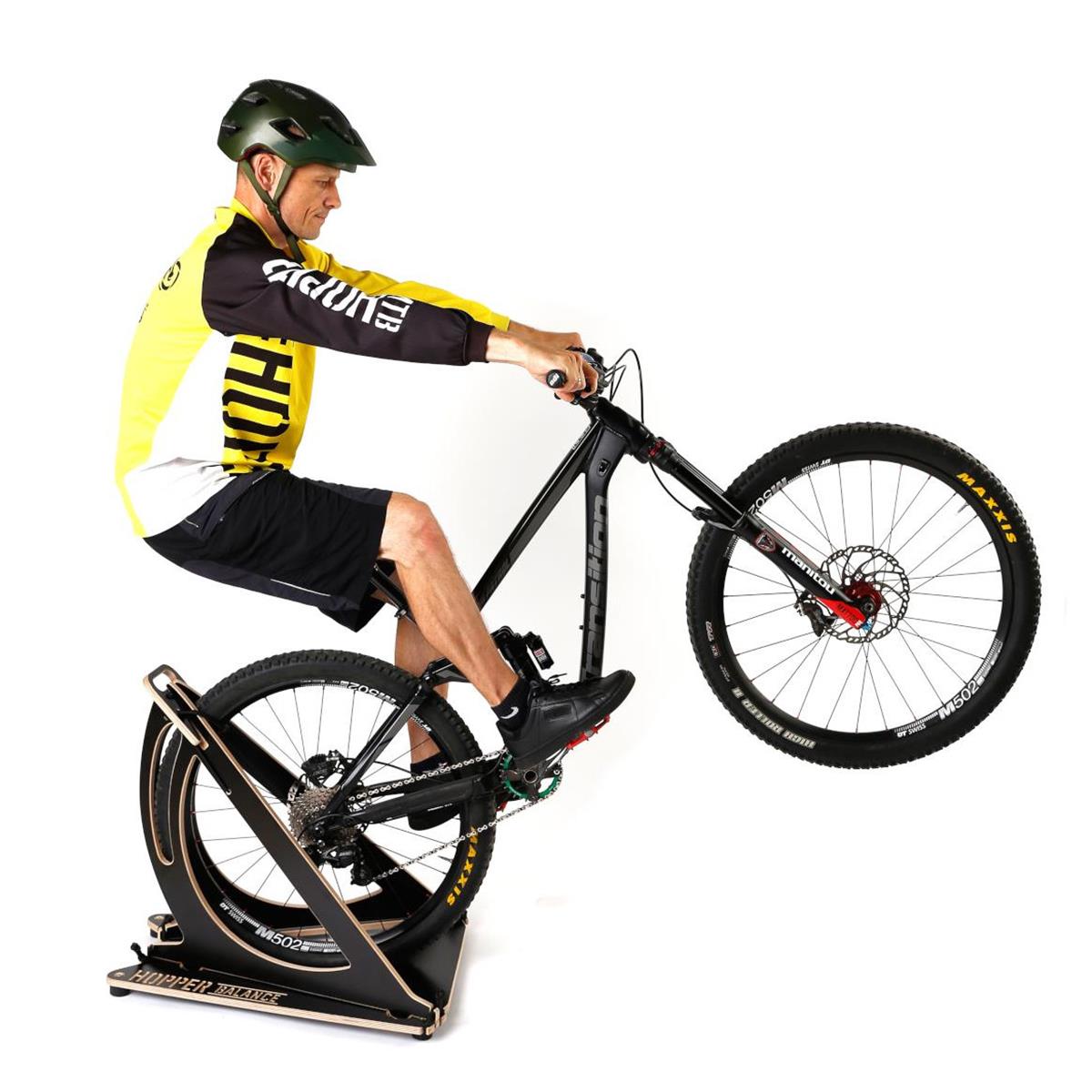 MTB Hopper Training Device Balance for MTB, balance trainer and bike stand, Black