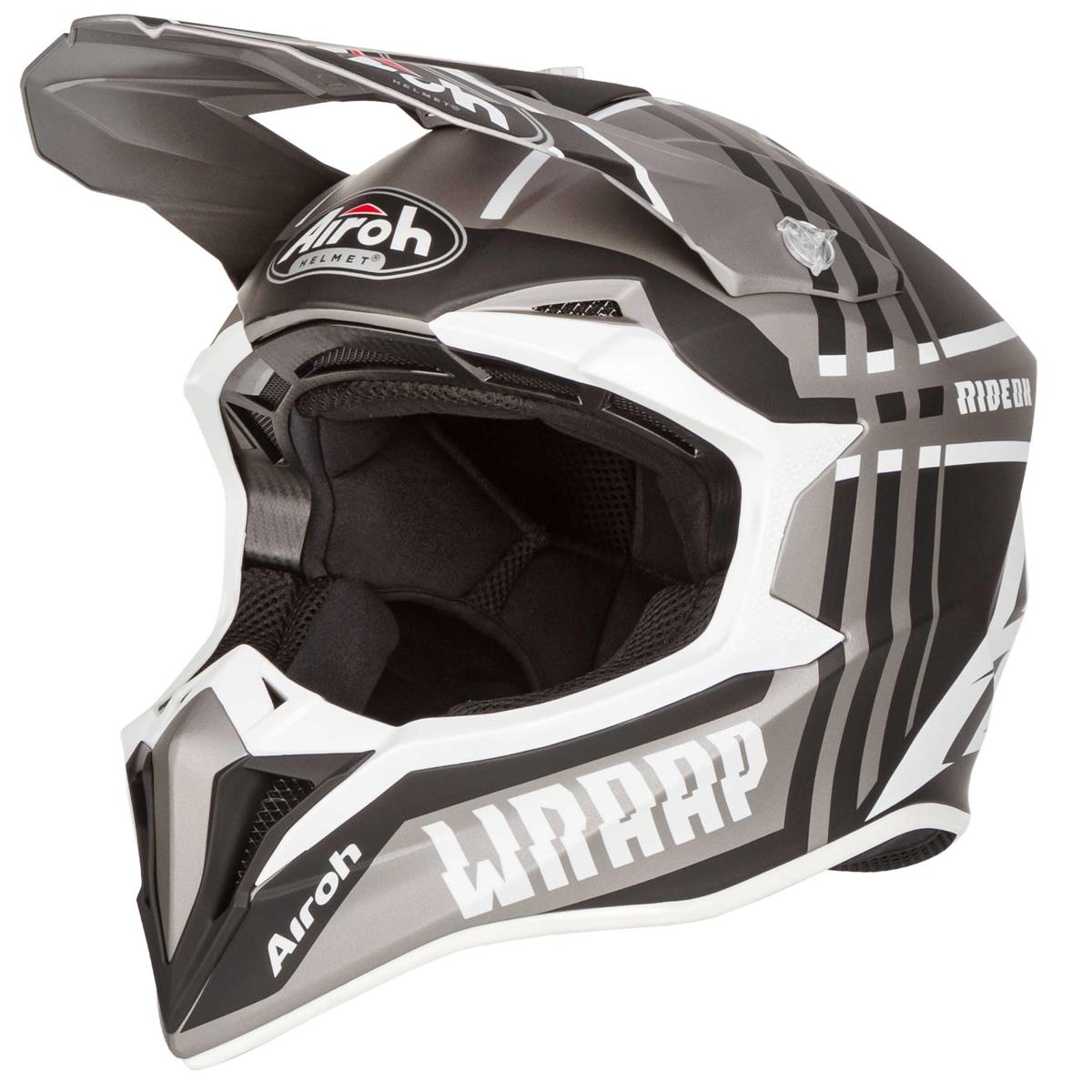 Airoh Motocross-Helm Wraap Broken/Anthracite/Matt | Maciag Offroad
