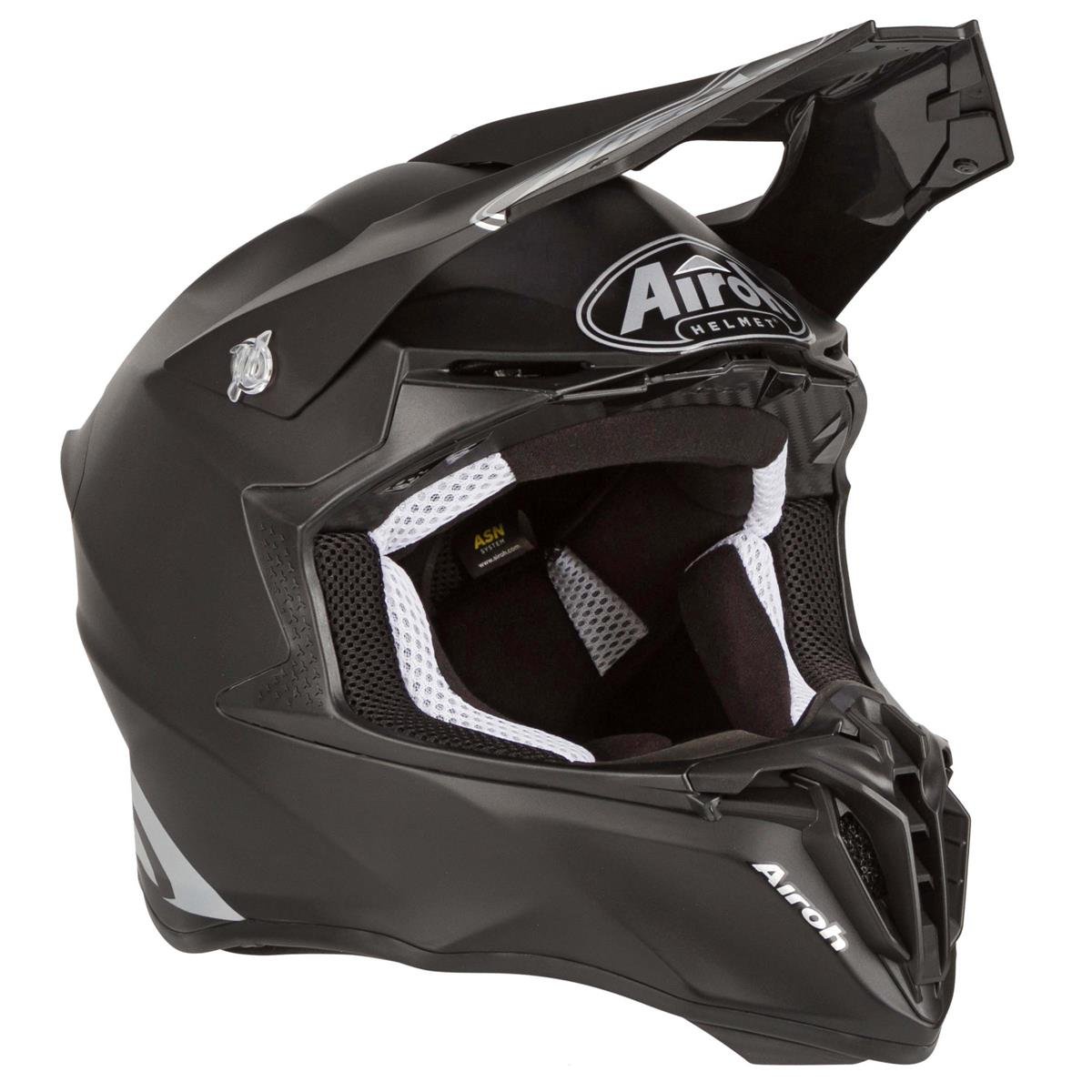 Plain Matt Black Airoh Twist Off Road Enduro MX Motocross Bike Helmet 