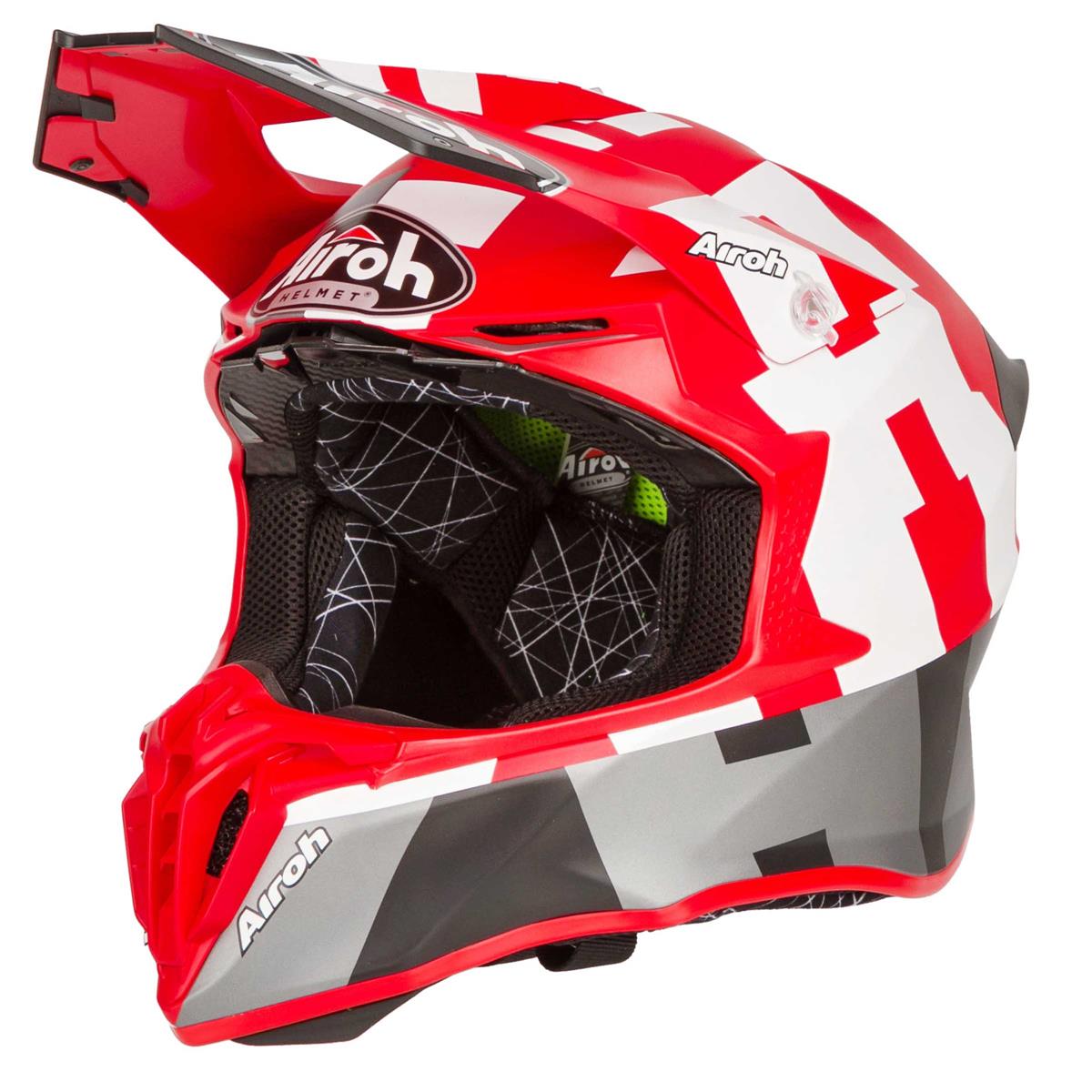Airoh Motocross-Helm Twist 2.0 Frame/Red/Matt