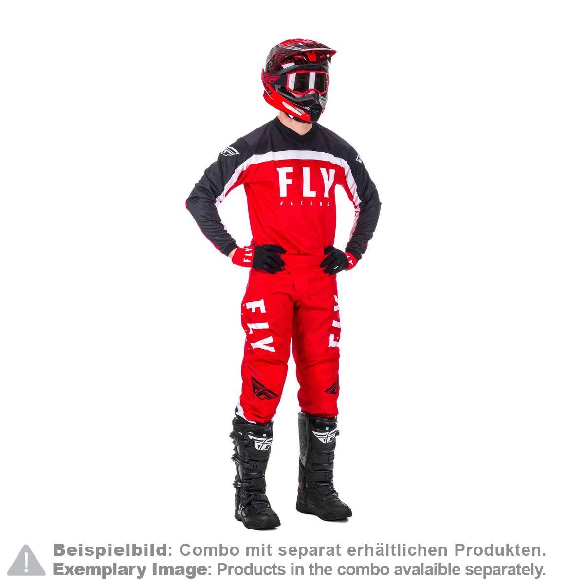 Red//Black//White 2020 Fly F-16 Youth MX Gear Combo