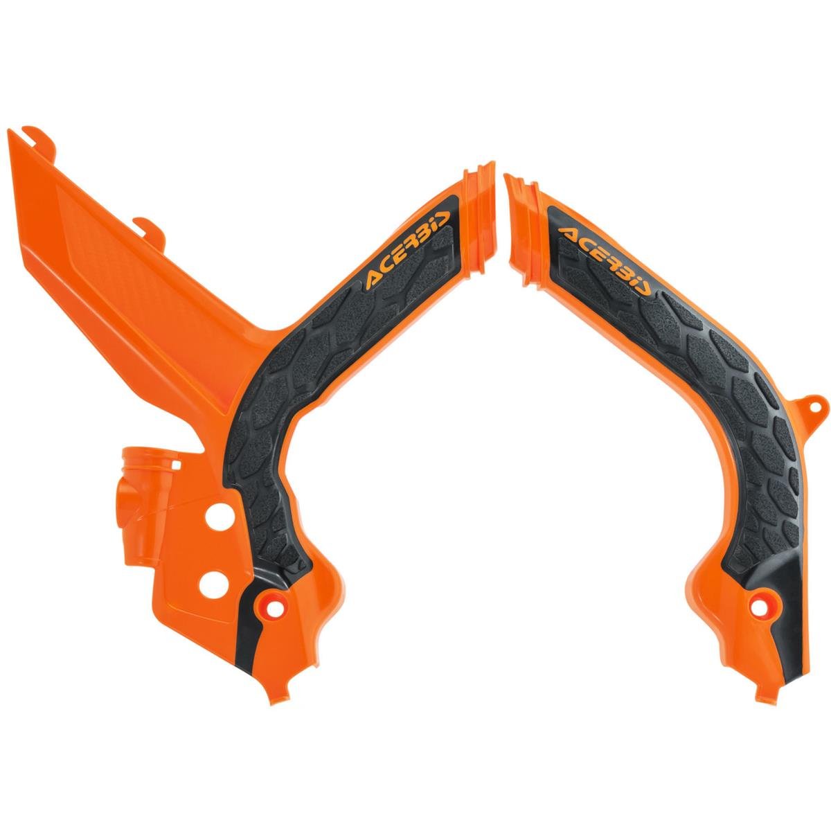 Acerbis Protezioni Telaio X-Grip KTM EXC/EXC-F 20-, Arancione/Nero
