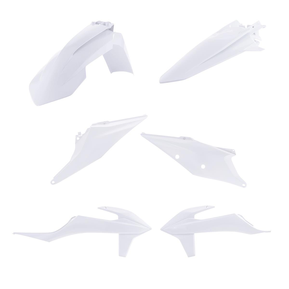 Acerbis Plastic Kit  KTM EXC/EXC-F 20-, White