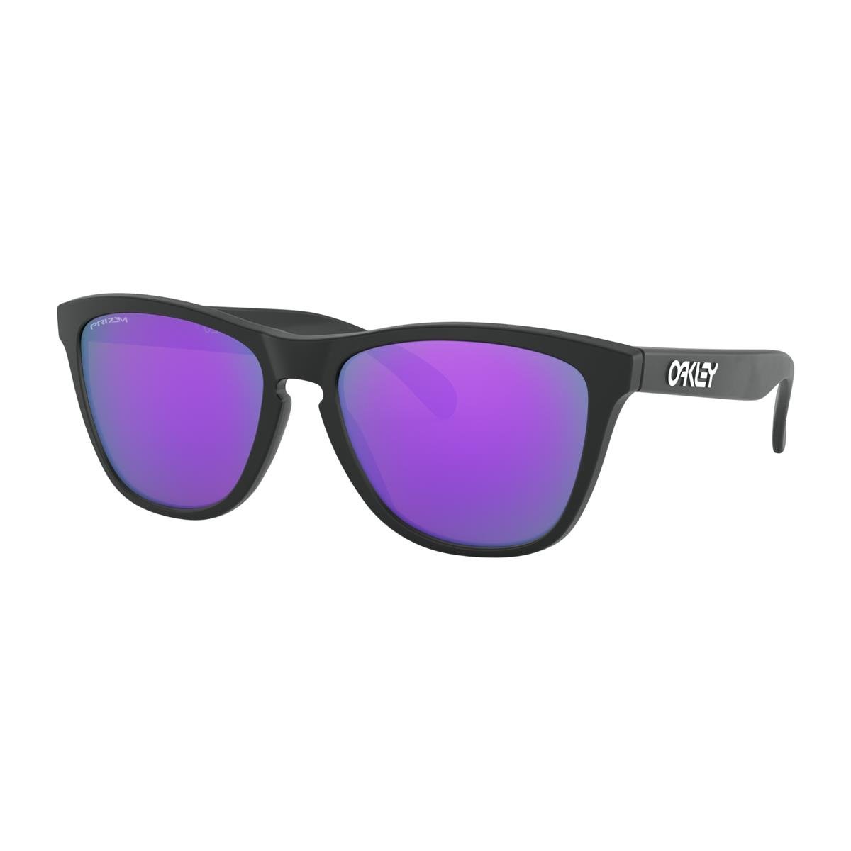 Oakley Sunglasses Frogskins Matte Black/Prizm Violet