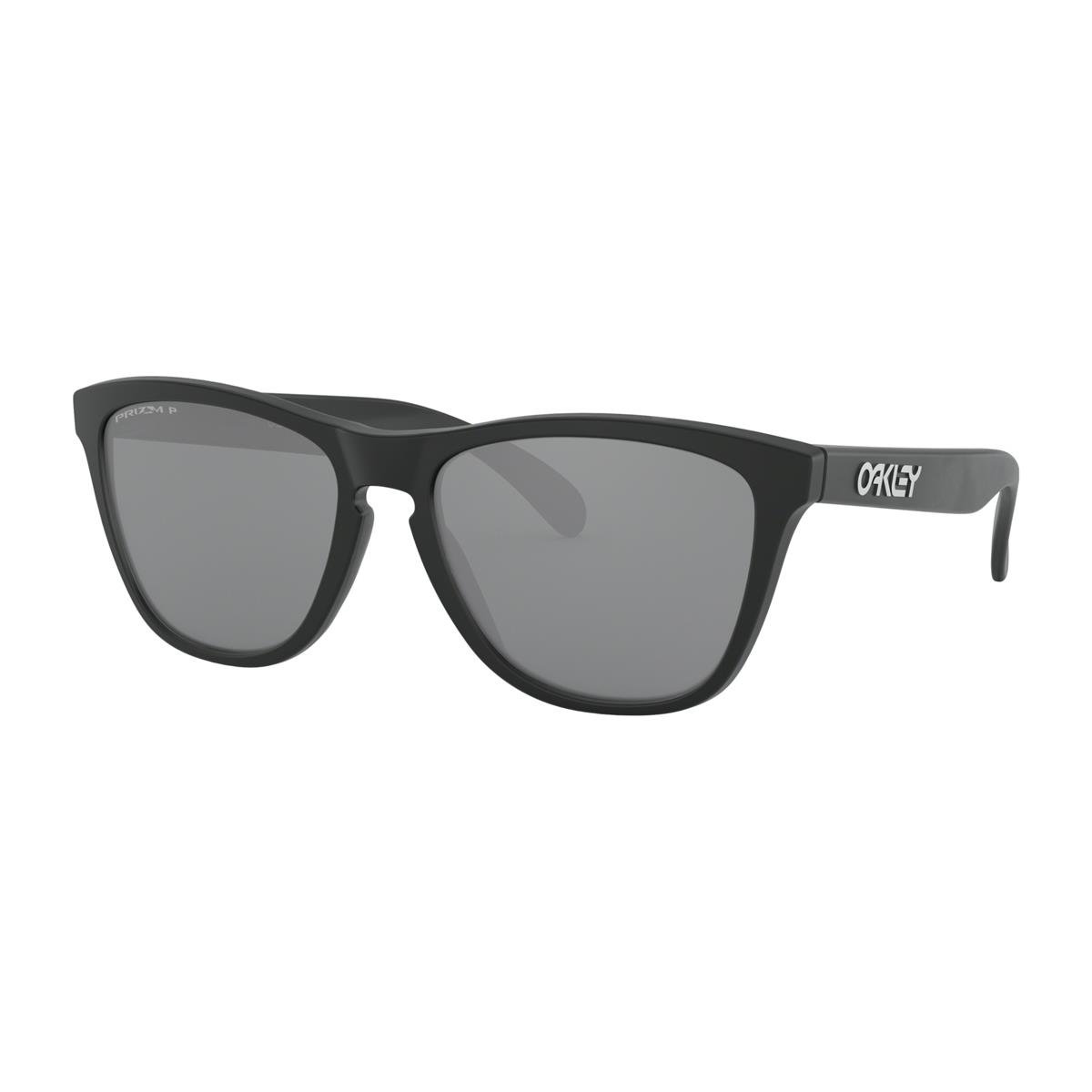 Oakley Sunglasses Frogskins Matte Black/Prizm Black Polarized