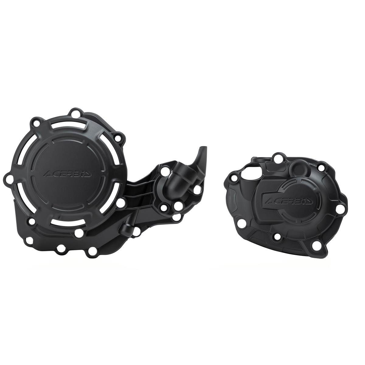 Acerbis Clutch/Ignition Cover Protection X-Power Yamaha YZF 450 18-, Fantic XEF/XXF 450 21-, Black