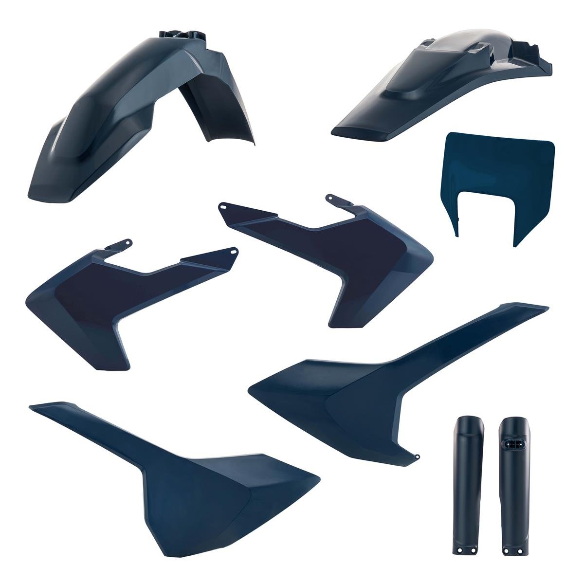 Acerbis Plastic Kit Full-Kit Husqvarna FE/TE/TX 17-19, Blue