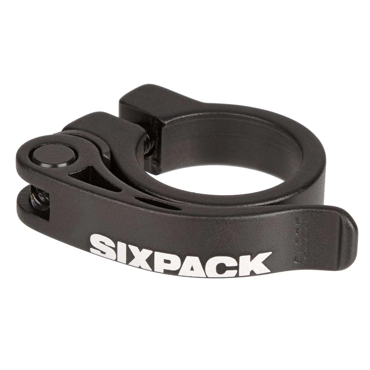 Sixpack Seat Clamp Menace Black, 31.8 mm, Quick-Release