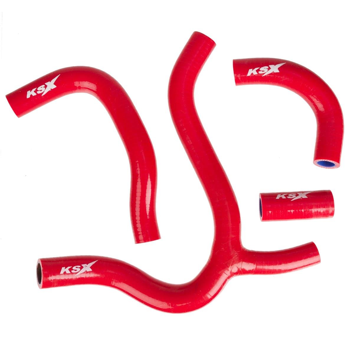 KSX Kühlerschlauch-Set  Honda CRF 450 13-14, Rot