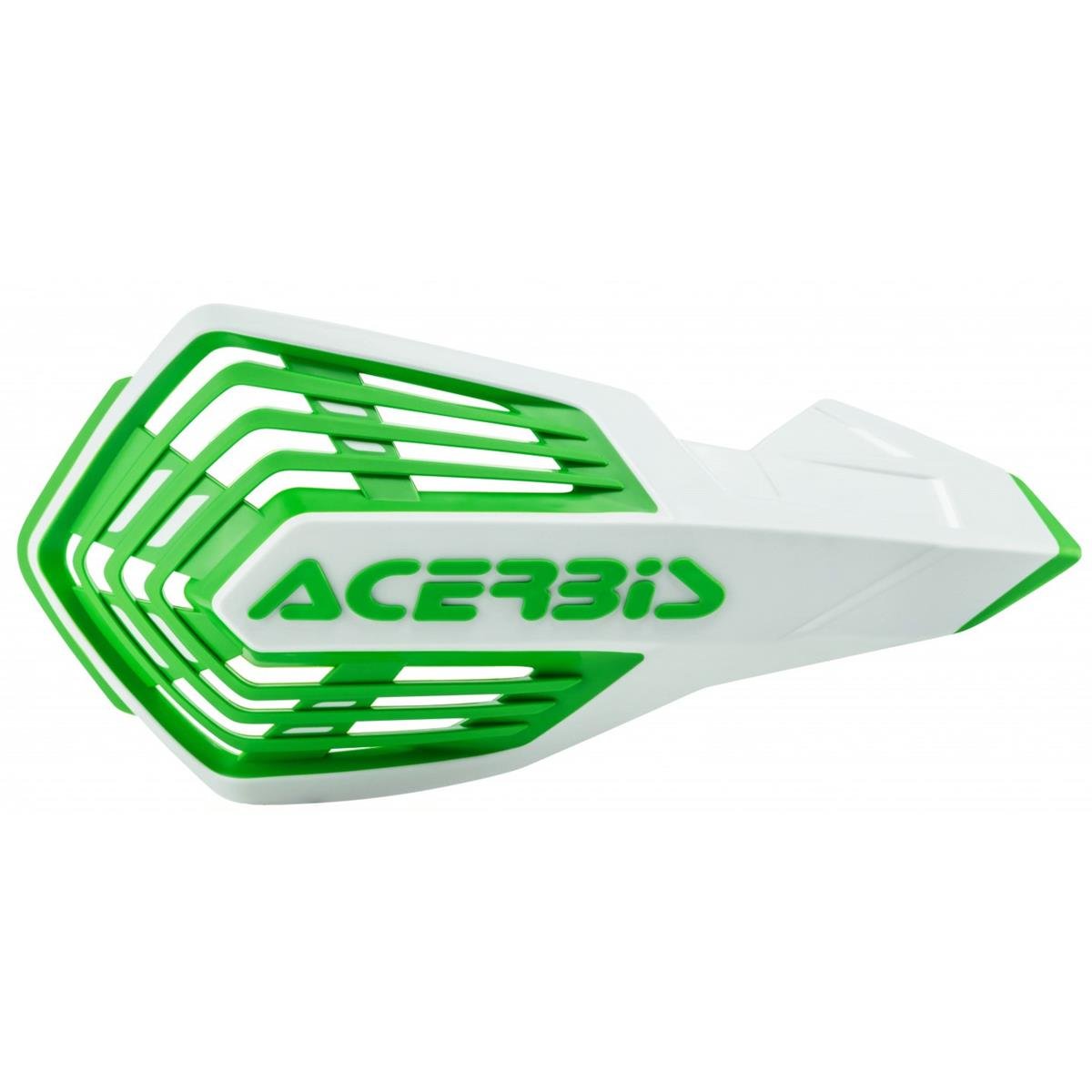 Acerbis Handguards X-Future White/Green, Incl. Mounting Kit