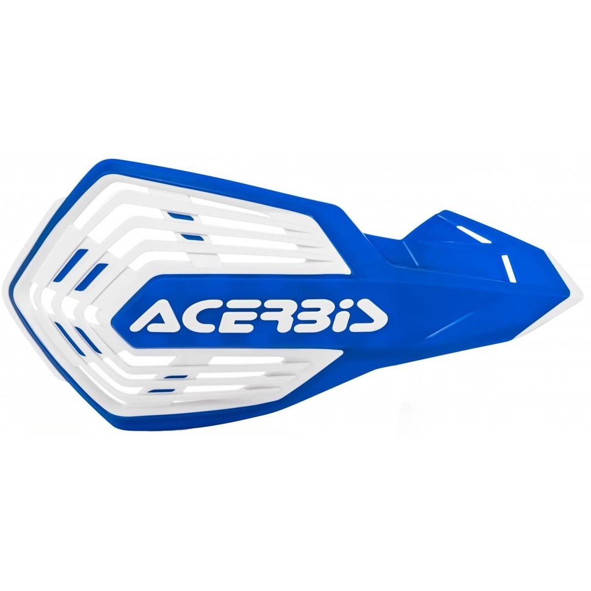 Acerbis Protège Mains X-Future Bleu/Blanc, Kit de Montage inclus