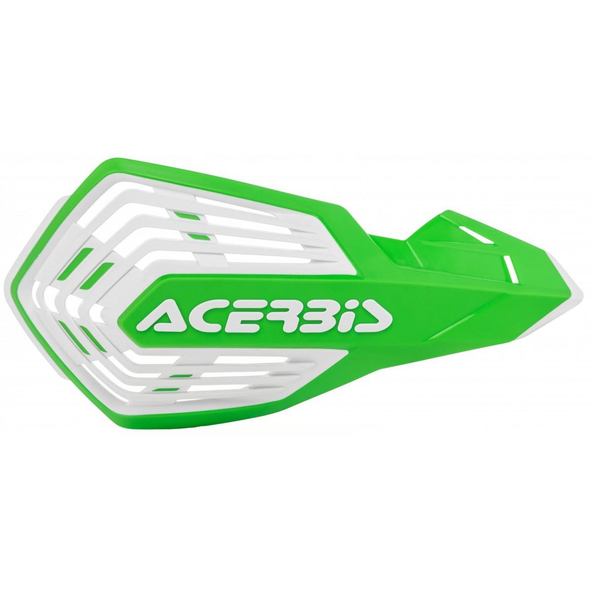 Acerbis Handguards X-Future Green/White, Incl. Mounting Kit