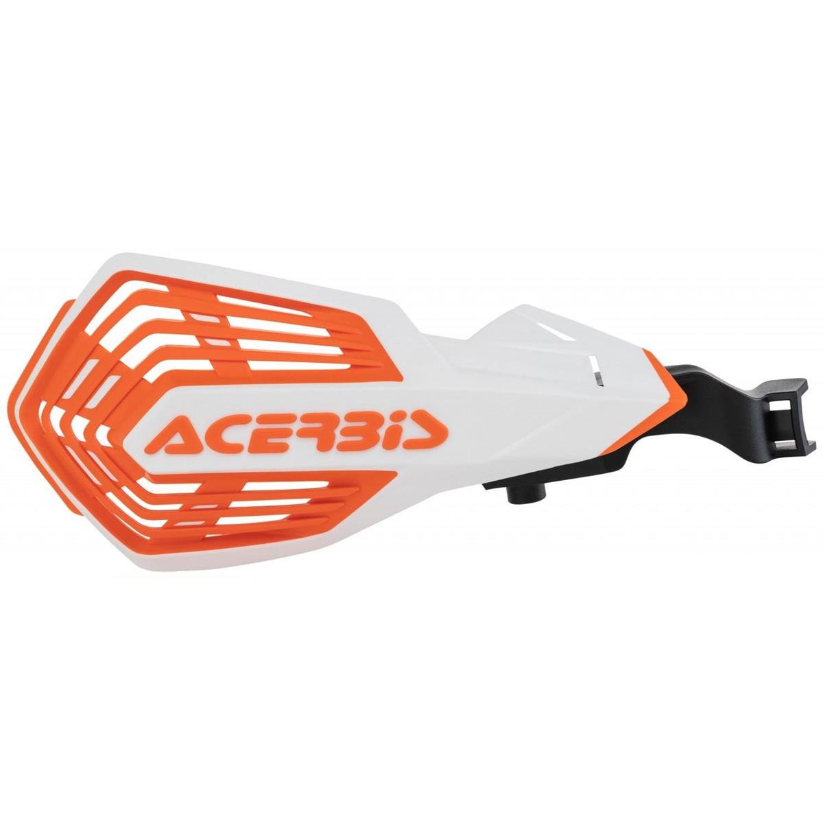 Acerbis Handguards K-Future KTM EXC/EXC-F, SX/SX-F, White/Orange, Incl. Mounting Kit