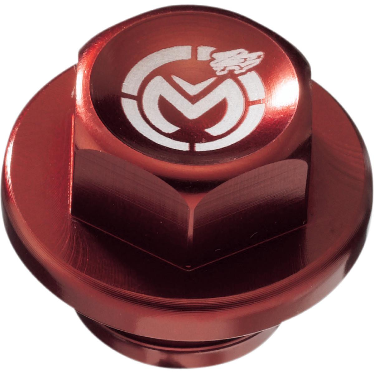 Moose Racing Schwimmerkammer - Ablassschraube  Magnetisch, Rot eloxiert