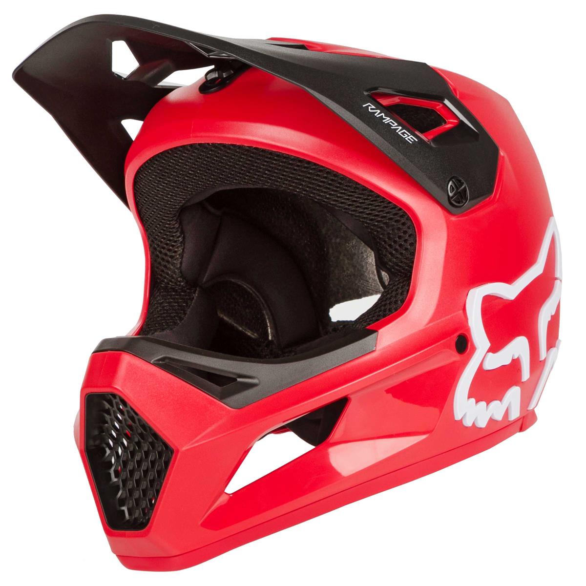 Fox Kids Downhill MTB-Helmet Rampage Bright Red