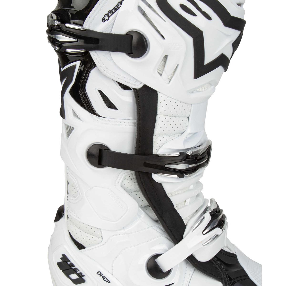  Alpinestars Men's Tech Motocross 7 Boots (White, 10
