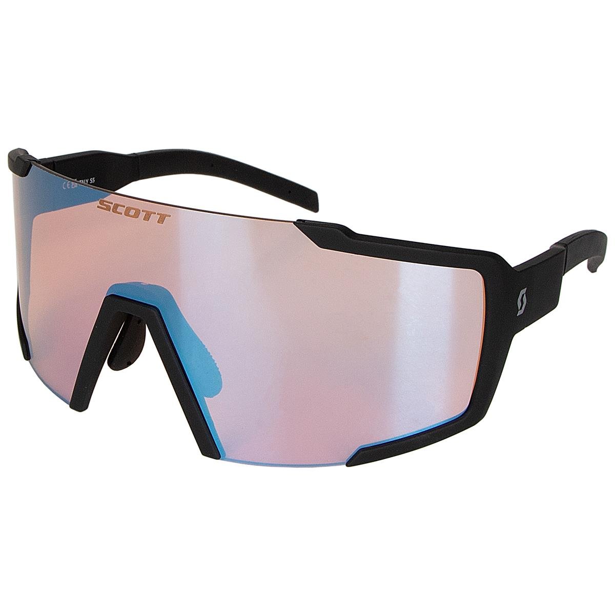 Scott Sport Glasses Shield Black Matt - Blue Chrome Enhancer