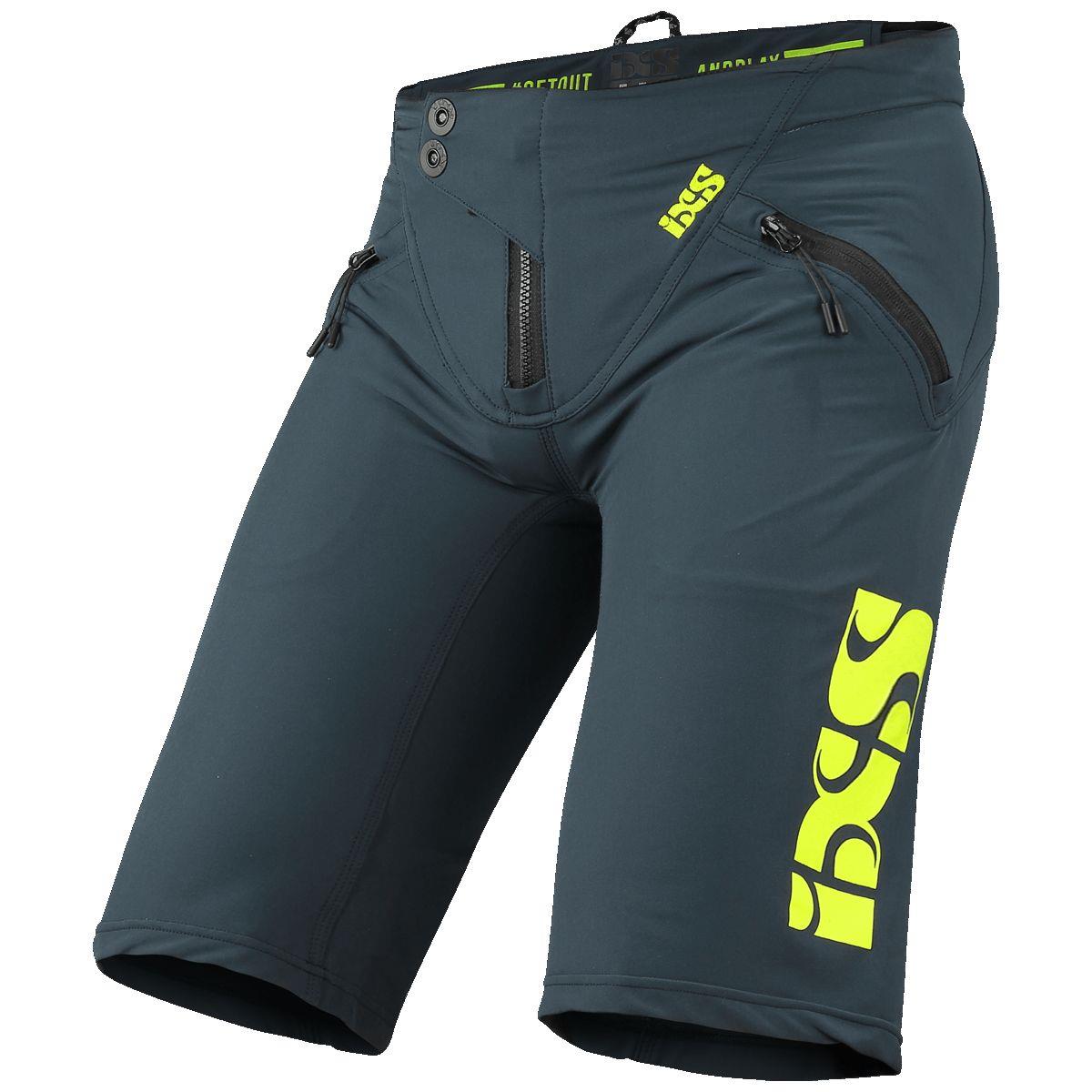 IXS MTB Shorts Trigger Marine/Lime 