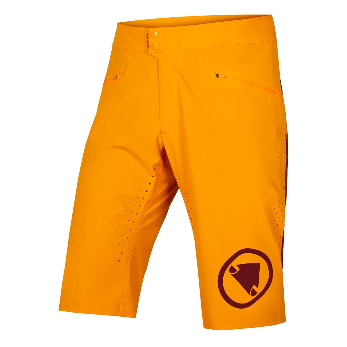 Endura MTB Shorts SingleTrack Lite Tangerine - Regular Fit