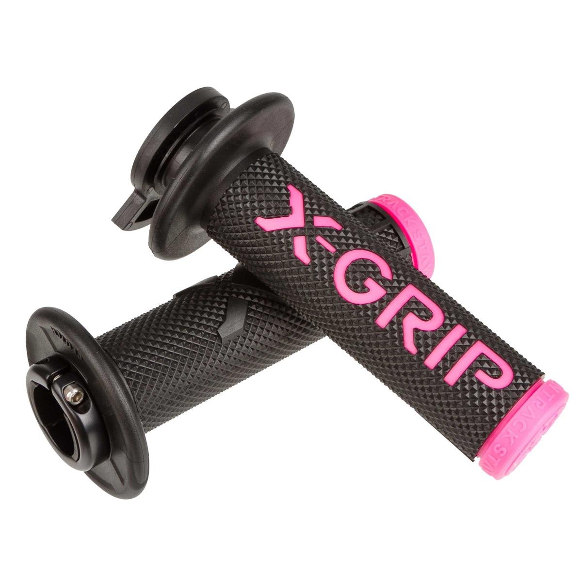 X-Grip Poignées Braaaap Lock-On Pink