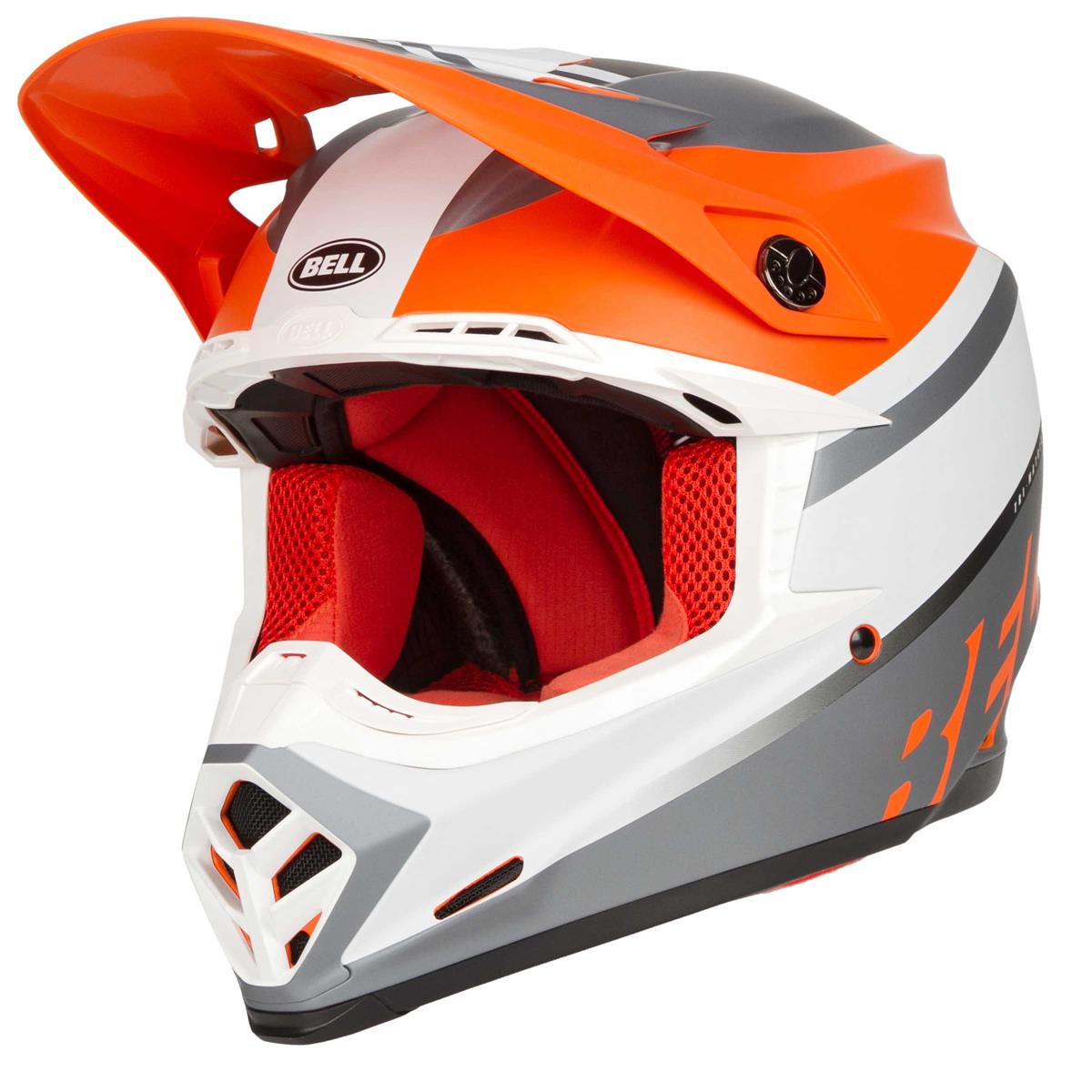 listener Set out Productivity Bell Helmet Moto-9 Mips Prophecy - Matte - Orange/Black/Gray | Maciag  Offroad