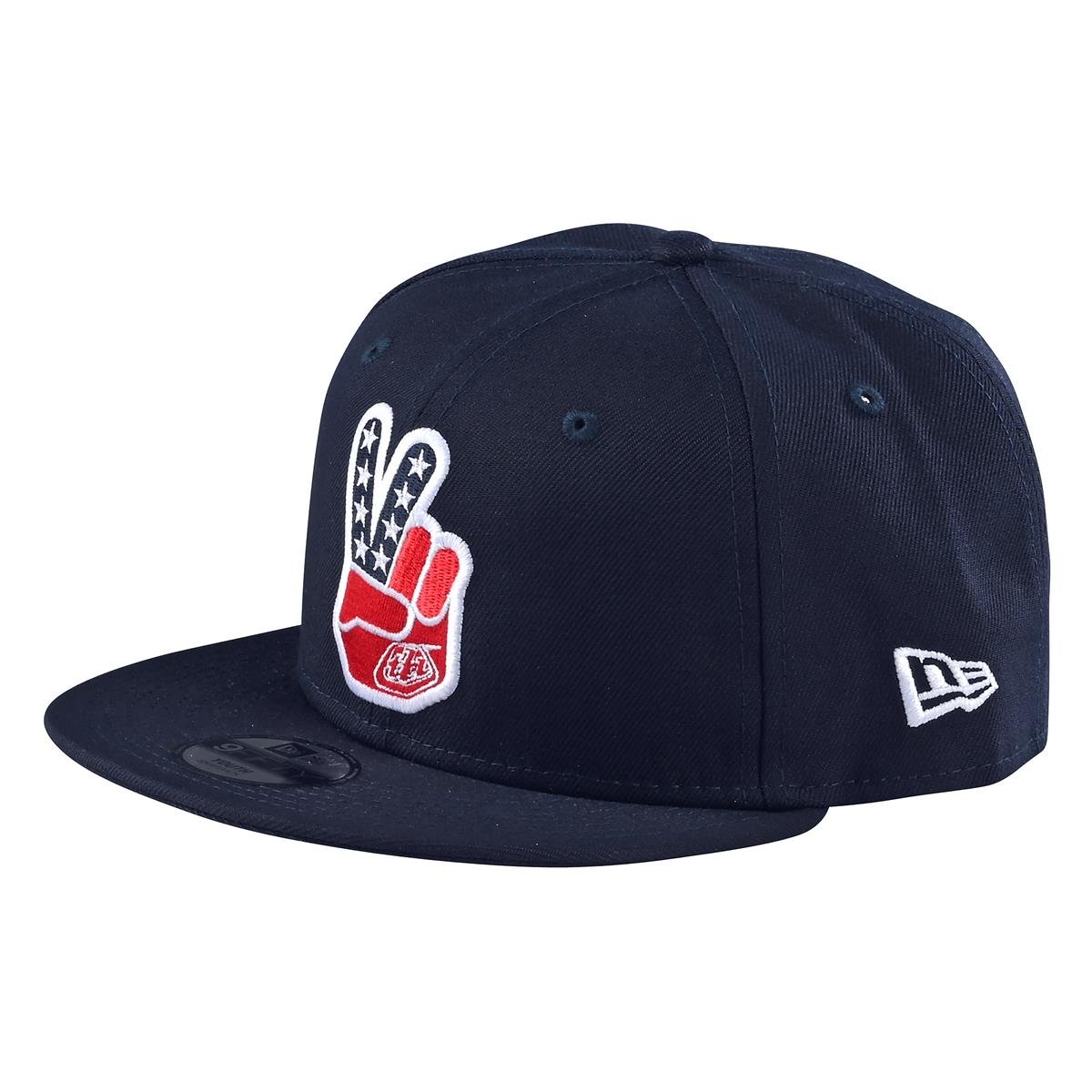 Troy Lee Designs Casquette Snap Back Peace Sign Navy