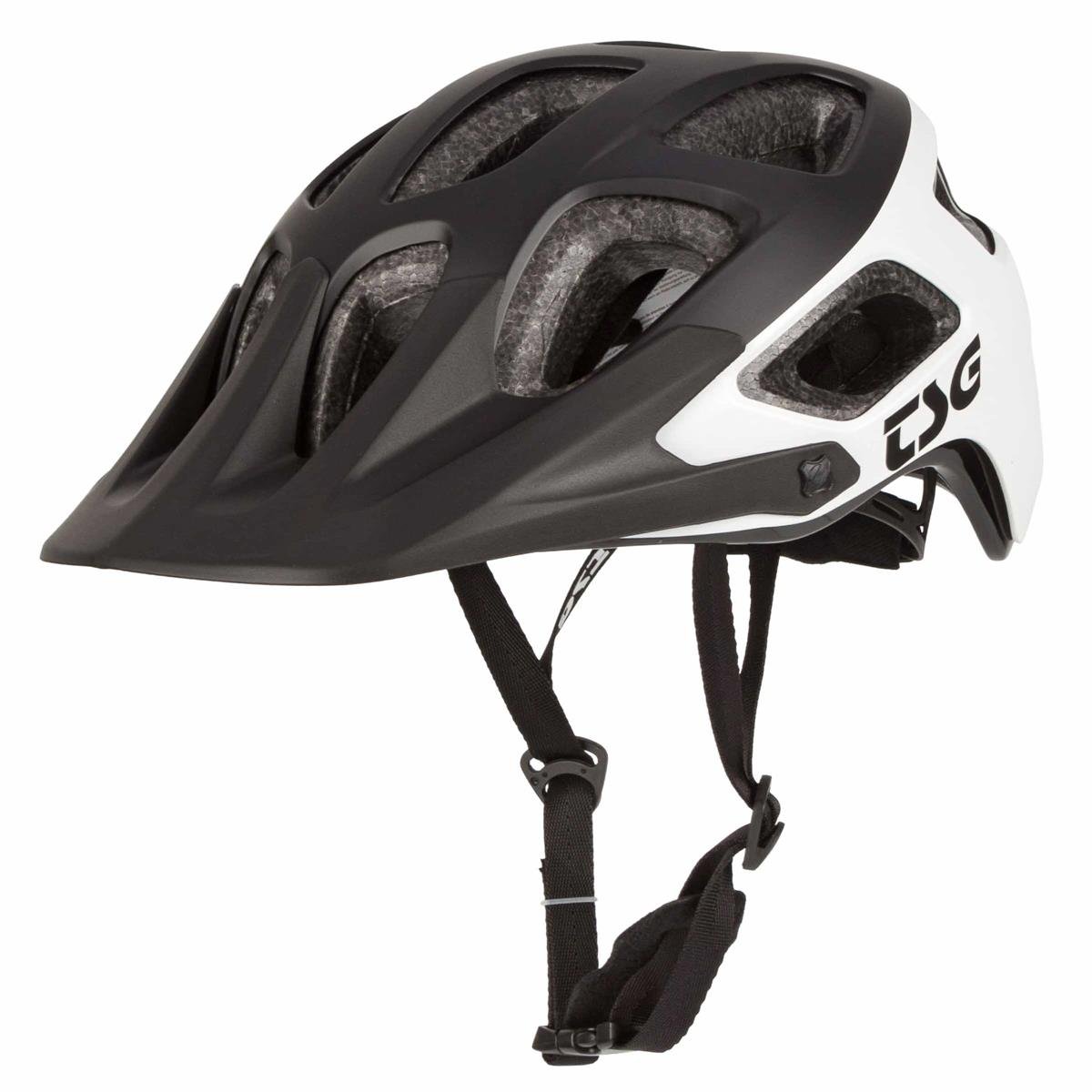 TSG Enduro MTB Helmet Seek Graphic Design - Block White-Black