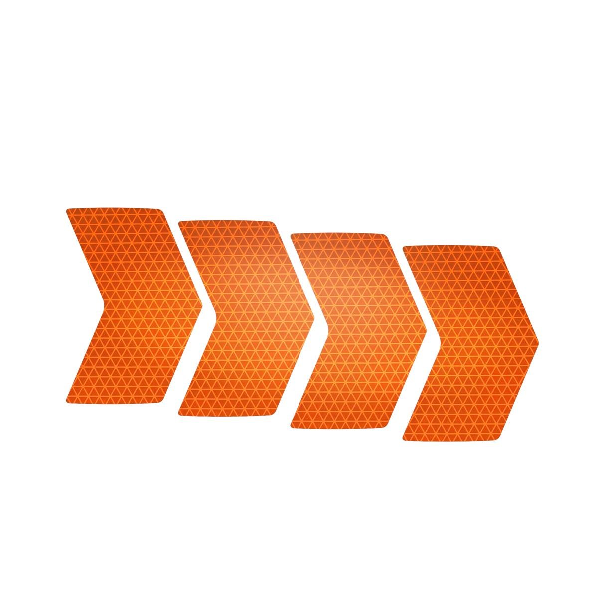 Riesel Design Autocollants Re:flex Rim Réfléchissant, Orange vif
