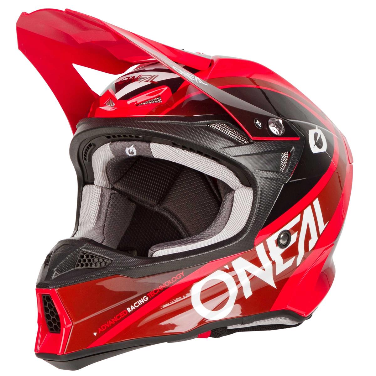 O Neal Motocross  Helm  10SRS Hyperlite Core Rot Schwarz 