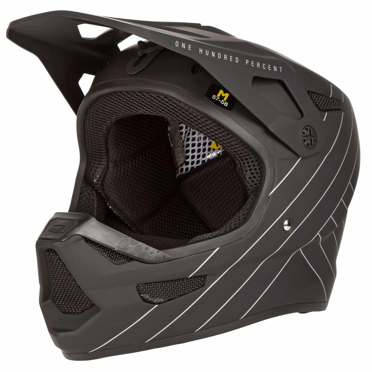 100% Downhill MTB Helmet Status Essential Black