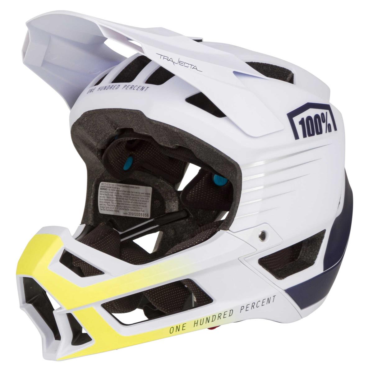 100% Enduro MTB Helmet Trajecta White/Navy