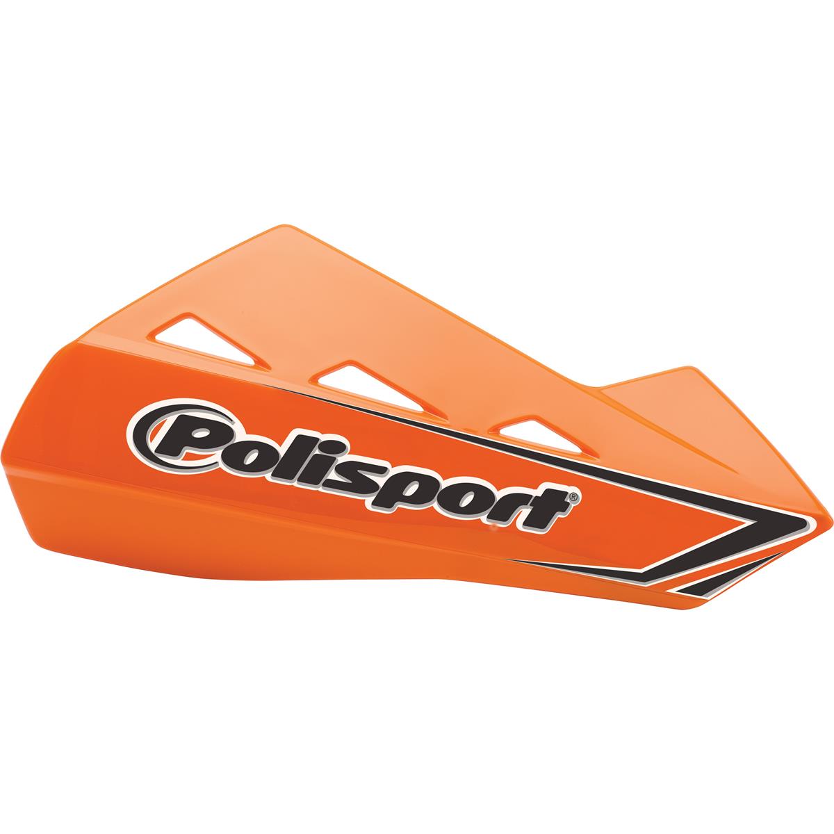 Polisport Handguards Qwest with Aluminium Mounting Kit, Orange