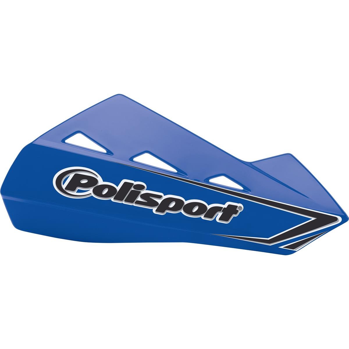 Polisport Handguards Qwest with Plastic Mounting Kit, Blue