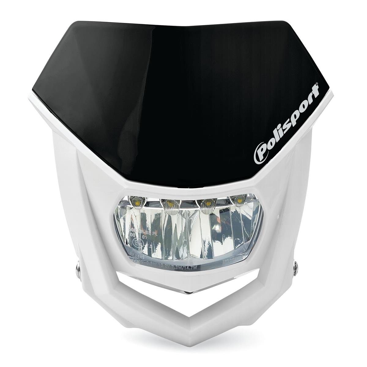 Polisport Headlight Mask Halo Led Black/White