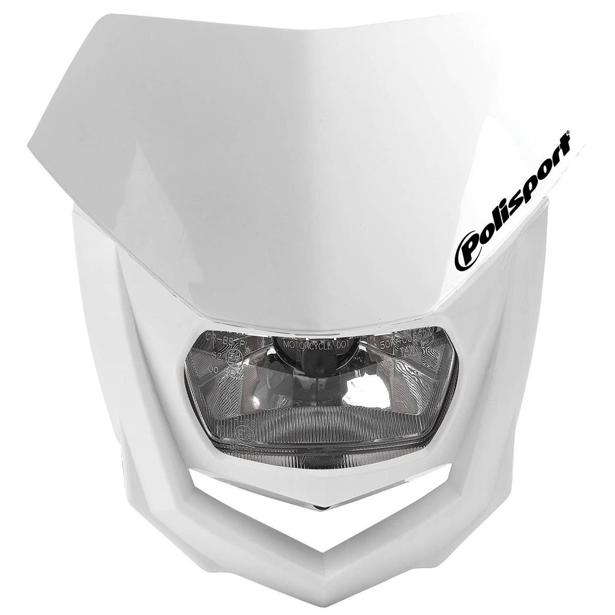 Polisport Headlight Mask Halo White