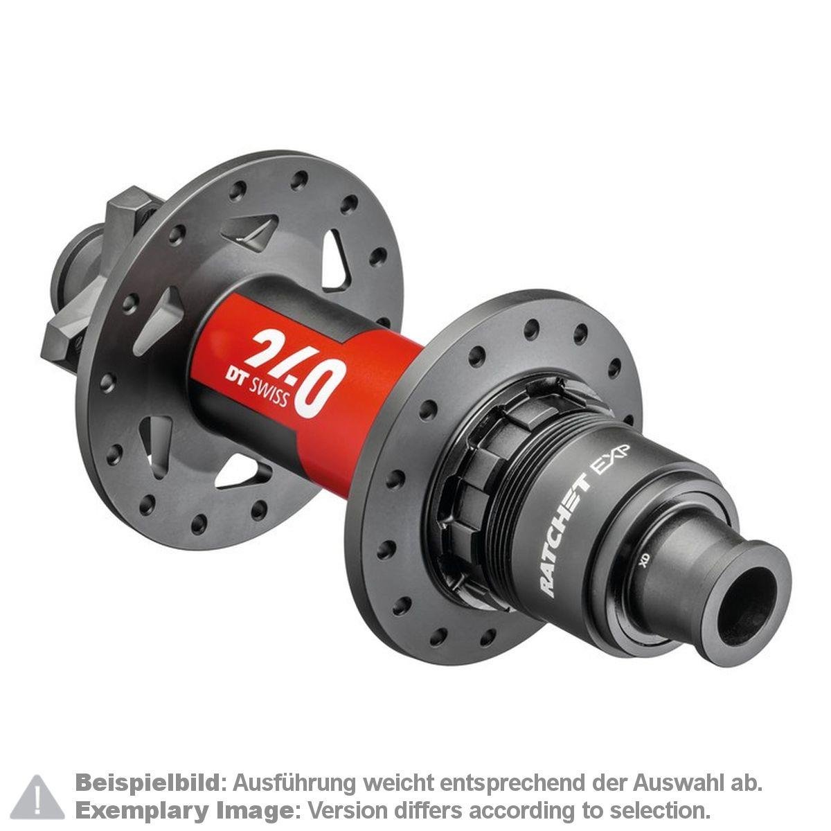 DT Swiss MTB-Nabe Hinterrad 240 EXP 157 mm/12 mm TA (Super Boost Plus), IS 6-Bolt, Sram XD, Schwarz