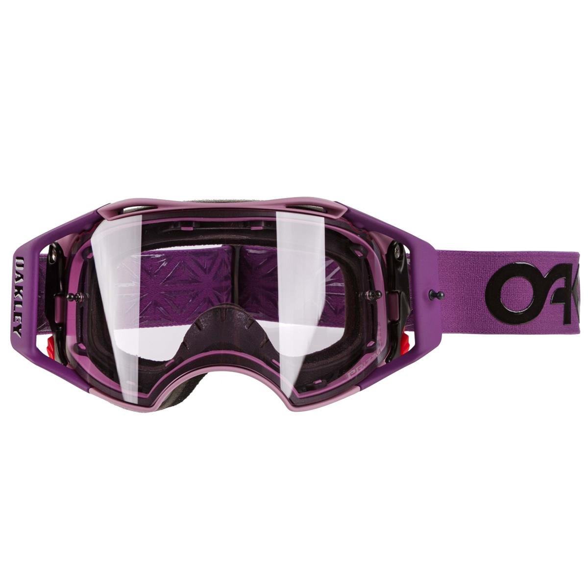 Oakley Goggle Airbrake Mtb Heritage Stripe Lavender Prizm Low Light Maciag Offroad