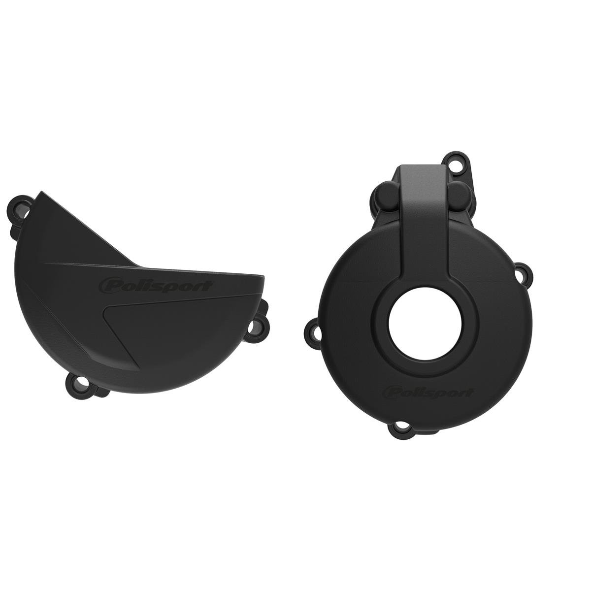 Polisport Clutch/Ignition Cover Protection  Sherco SE-F 250/300 14-20, Black