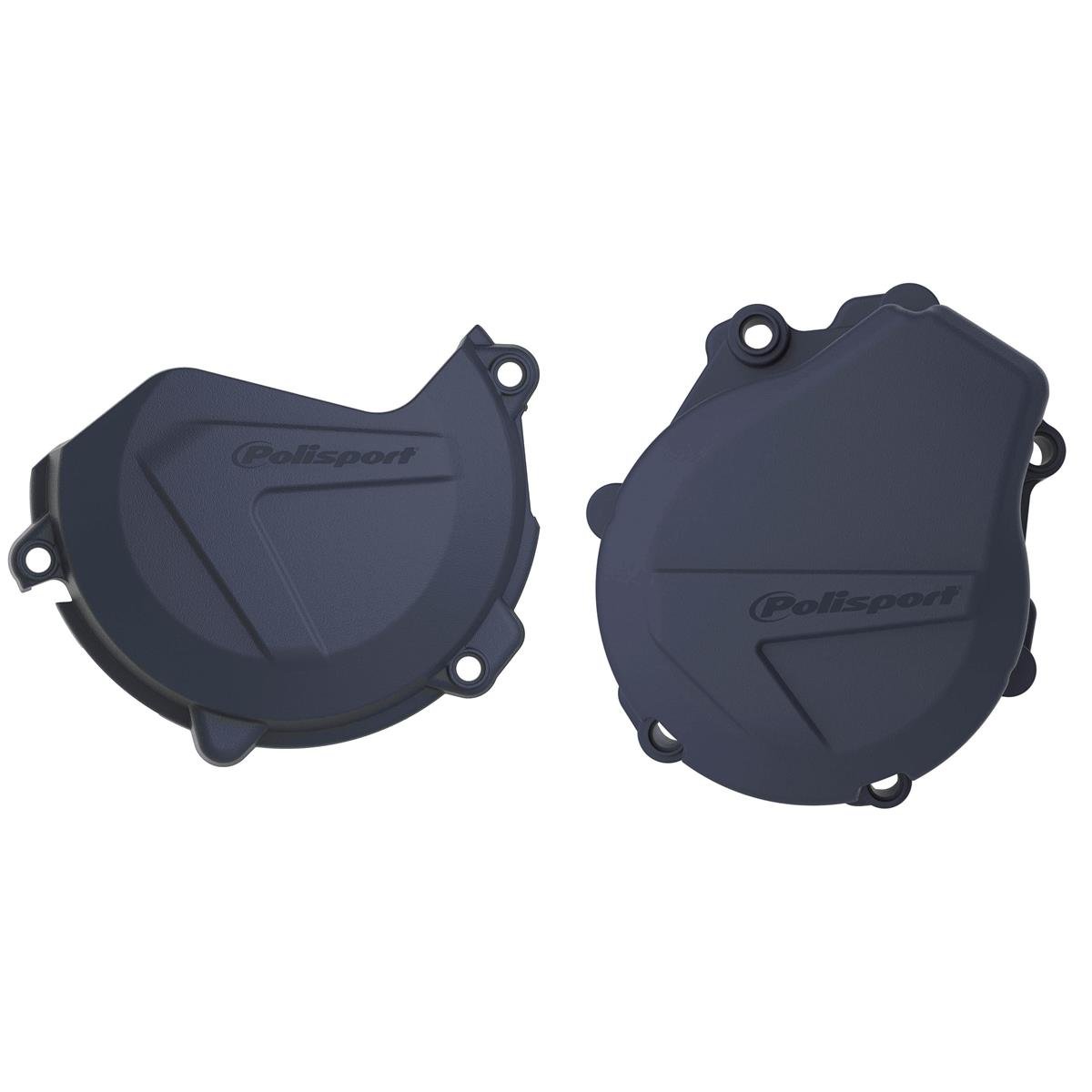 Polisport Clutch/Ignition Cover Protection  Husqvarna FE 450/501 17-20, Blue